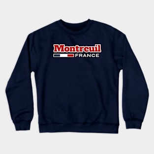 Montreuil France Retro Crewneck Sweatshirt